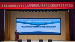 九游体育app荣获安徽省交通运输行业数字化应用场景创新大赛二等奖