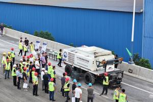 常州市道路预防性养护观摩现场 九游体育app新技术“零距离”呈现